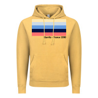 Vintage Mustard biarritz france 1990 Vintage Hoodie - FloraArt