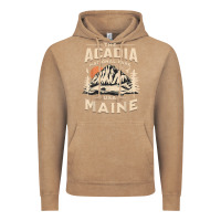 Vintage Coffee acadia national park maine nature hike outdoors vintage t shirt Vintage Hoodie - ArtMosaic