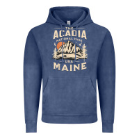 Vintage Denim acadia national park maine nature hike outdoors vintage t shirt Vintage Hoodie - ArtMosaic
