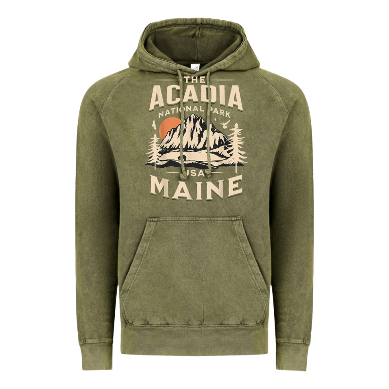 Acadia National Park Maine Nature Hike Outdoors Vintage T Shirt Vintage Hoodie by ArtMosaic | Teevron
