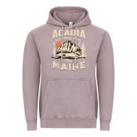 Vintage Zinc acadia national park maine nature hike outdoors vintage t shirt Vintage Hoodie - ArtMosaic
