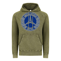 Vintage Olive white amg Vintage Hoodie - ArtMosaic