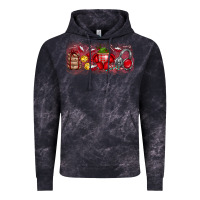 Cloud Black Merry Christmas Vintage Hoodie - CowhideDigitalArt