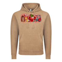 Vintage Coffee Merry Christmas Vintage Hoodie - CowhideDigitalArt