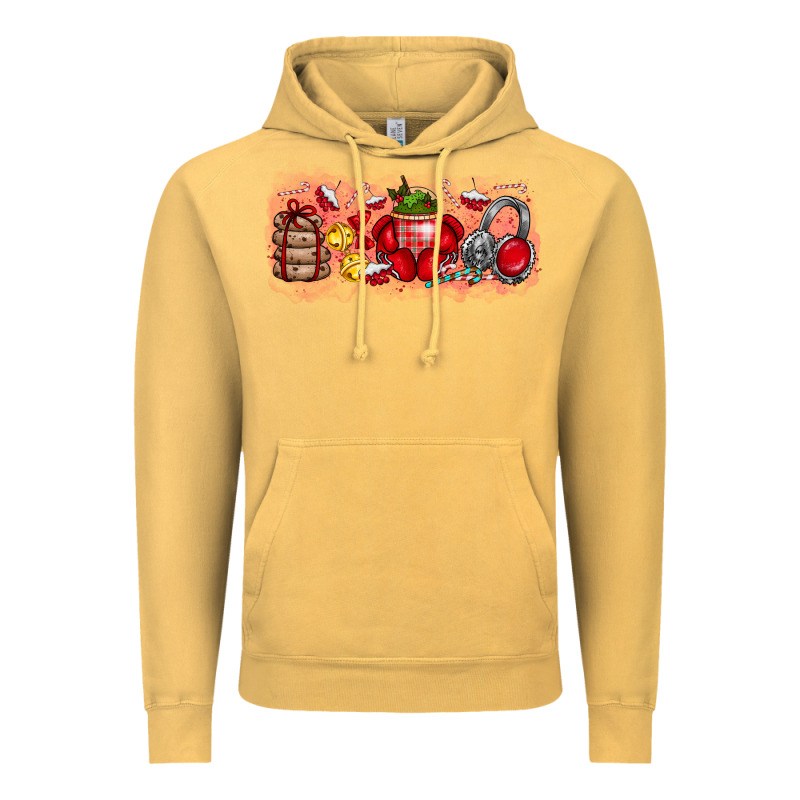 Merry Christmas Vintage Hoodie by CowhideDigitalArt | Teevron