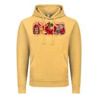 Vintage Mustard Merry Christmas Vintage Hoodie - CowhideDigitalArt