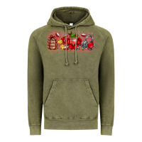 Vintage Olive Merry Christmas Vintage Hoodie - CowhideDigitalArt