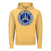 Vintage Mustard white amg Vintage Hoodie - ArtMosaic