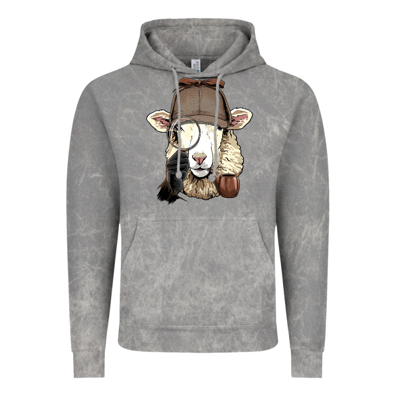 Detective Sheep Lamb Spy Investigator Farmer Sheep Lover 53 Vintage Hoodie by ArtMosaic | Teevron