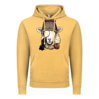 Vintage Mustard Detective Sheep Lamb Spy Investigator Farmer Sheep Lover 53 Vintage Hoodie - ArtMosaic