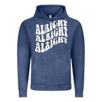 Vintage Denim alright alright alright Vintage Hoodie - ArtMosaic