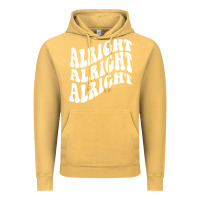 Vintage Mustard alright alright alright Vintage Hoodie - ArtMosaic