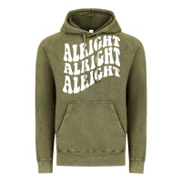 Vintage Olive alright alright alright Vintage Hoodie - ArtMosaic