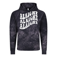 Cloud Black alright alright alright Vintage Hoodie - ArtMosaic