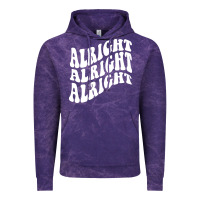 Cloud Purple alright alright alright Vintage Hoodie - ArtMosaic