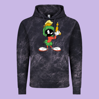 Marvin The Martian Looney Vintage Hoodie Designed By Artmosaic