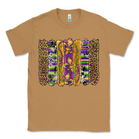Toasted Coconut mardi gras fleur de lis cowhide serape leopard glitter brushstrokes Classic Tee - Artiststas