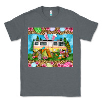 Charcoal Heather Easter Day camping Classic Tee - OliviaCreatesArt