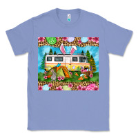 Colony Blue Easter Day camping Classic Tee - OliviaCreatesArt