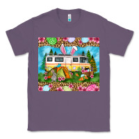 Lavender Easter Day camping Classic Tee - OliviaCreatesArt