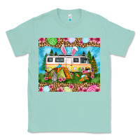Seafoam Easter Day camping Classic Tee - OliviaCreatesArt