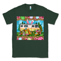 Sports Green Easter Day camping Classic Tee - OliviaCreatesArt