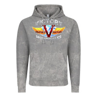 Cloud Rock Victory Motorcycles Vintage Hoodie - ArtMosaic