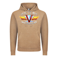 Vintage Coffee Victory Motorcycles Vintage Hoodie - ArtMosaic