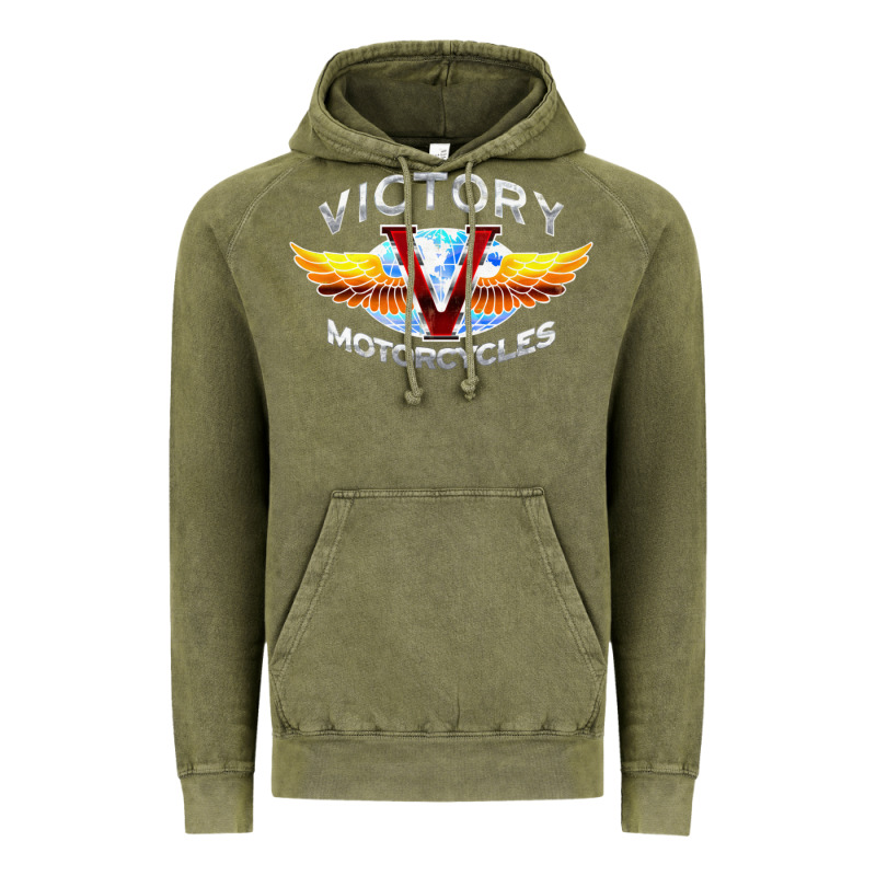 Victory Motorcycles Vintage Hoodie by ArtMosaic | Teevron