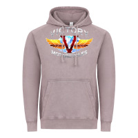 Vintage Zinc Victory Motorcycles Vintage Hoodie - ArtMosaic
