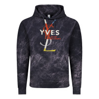 Cloud Black yvessaintlaurent Vintage Hoodie - ArtMosaic