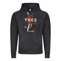 Vintage Black yvessaintlaurent Vintage Hoodie - ArtMosaic