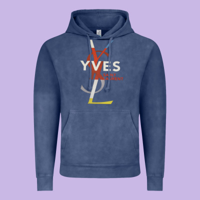 Yvessaintlaurent Vintage Hoodie Designed By Artmosaic
