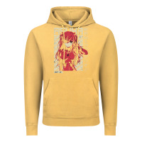 Vintage Mustard asuka evangelion Vintage Hoodie - ArtMosaic