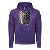 Cloud Purple Shingekis no kyojinn Vintage Hoodie - ArtMosaic