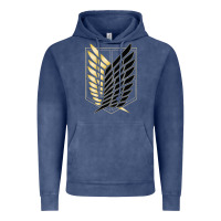 Vintage Denim Shingekis no kyojinn Vintage Hoodie - ArtMosaic