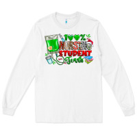 White 100 Nursing Student Tears Long Sleeve Tee - CowhideDigitalArt