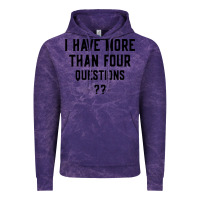 Cloud Purple i have more than four questions Vintage Hoodie - ArtMosaic