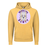 Vintage Mustard Penelope Scott Skeleton Vintage Hoodie - ArtMosaic