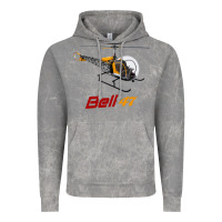 Cloud Rock bell 47 helicopter Vintage Hoodie - ArtMosaic