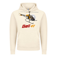 Vintage Artic bell 47 helicopter Vintage Hoodie - ArtMosaic