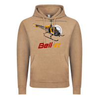 Vintage Coffee bell 47 helicopter Vintage Hoodie - ArtMosaic