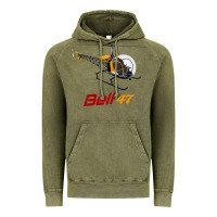 Vintage Olive bell 47 helicopter Vintage Hoodie - ArtMosaic