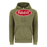 Vintage Olive peterbilt truck racing vintage Vintage Hoodie - ArtMosaic