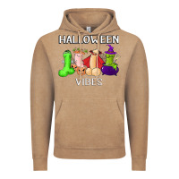 Vintage Coffee halloween vibes dick tie dye hippie retro lazy costume Vintage Hoodie - ArtMosaic
