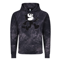 Cloud Black felix the cat whistling Vintage Hoodie - ArtMosaic
