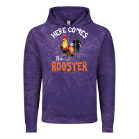 Cloud Purple Here Comes The Rooster Shirt Chicken Lady Outfit 243 Vintage Hoodie - ArtMosaic