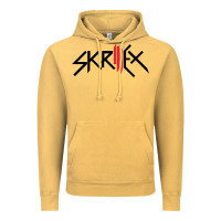 Vintage Mustard white skrillex Vintage Hoodie - ArtMosaic