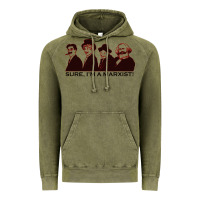 Vintage Olive sure i'm a marxist Vintage Hoodie - ArtMosaic