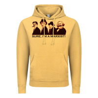 Vintage Mustard sure i'm a marxist Vintage Hoodie - ArtMosaic